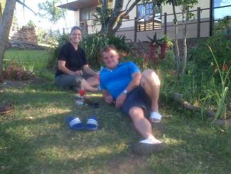 Spending a day with familie.