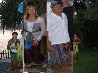 At a friend\'s wedding in Bali