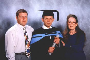 With Andrew and Mother