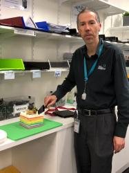 At work on my birthday