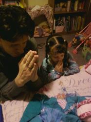 Praying for baby bro & sis