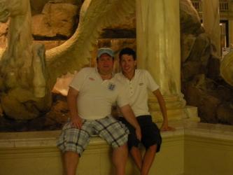 Me and Mark on Holiday In USA