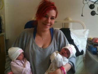 days after having twins