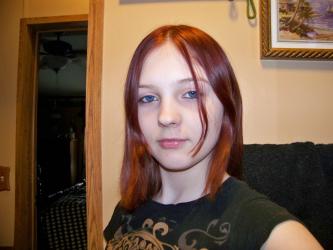 When i dyed my hair red