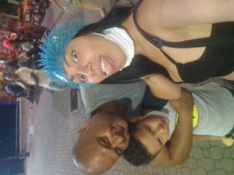 Eu, meu filho e o pai dele