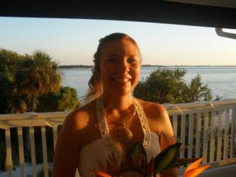 At my wedding in Oct. 2009