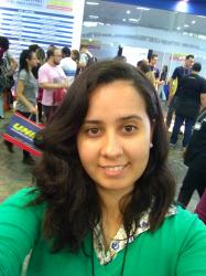 Estou na feira do estudante