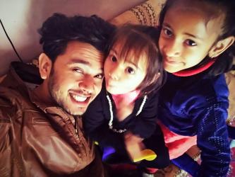 With my beautiful nieces