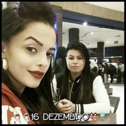 Eu e ela comemorando nosso amo