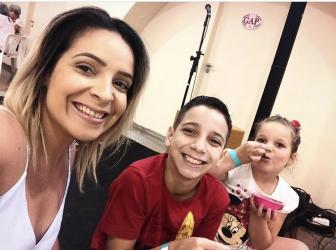 Sorvete com meus filhos