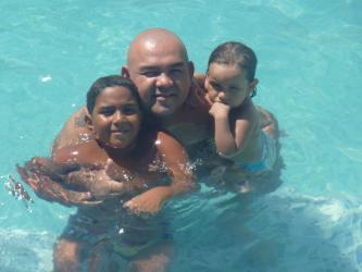 My husband and the kids