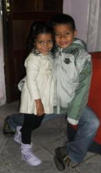 Meus filhos Melissa e Murilo