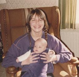 me and babysister 1978