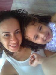 eu e minha filha.