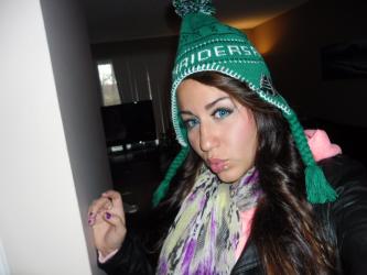 me at the football game