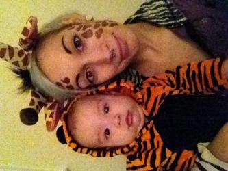 My son and I this halloween