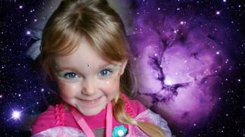 My daughter as sleeping beauty