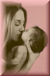 me and my babygirl @ 2 weeks