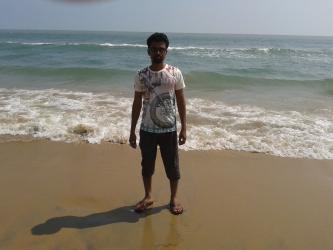 me on beach