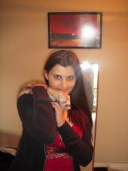 Holding my fiancee\'s ferret