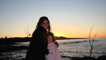 My daughter and I in MI