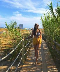 Once again at the beach :