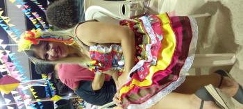 Curtindo a festa juninA
