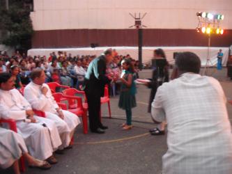 as Chief Guest at HN school