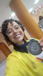 Me with my silver medal
