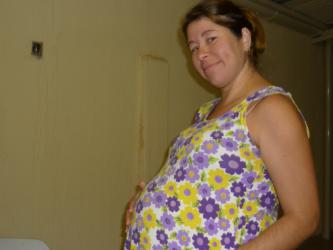 Eu quando estava gravida.