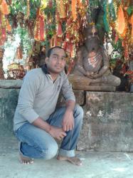 Me, in a holy place.