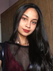 Meu cabelo longo preto