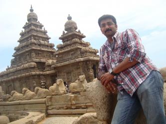 At Mahabalipuram, Chennai
