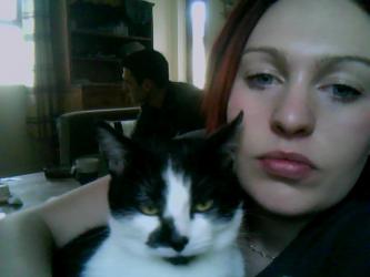 Me and Sebbies my cat