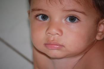 my son, when he was baby