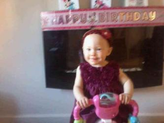 and our little girl who is 1