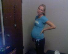 was prego w/ #5 @4months along