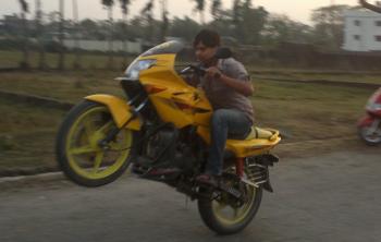 Doing Stunt...